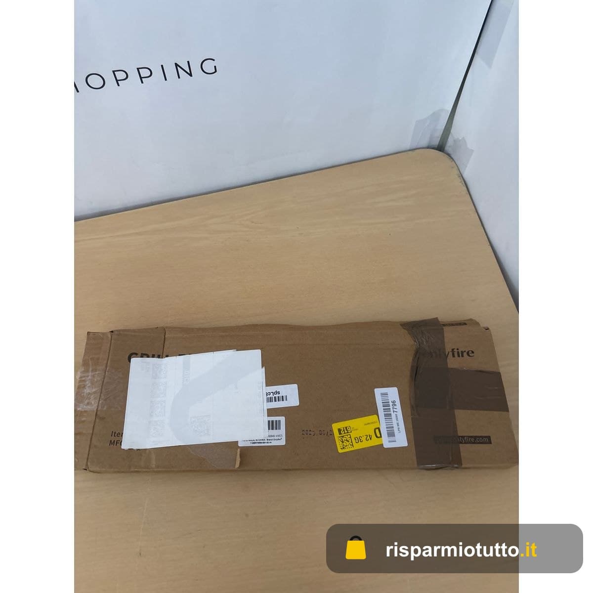 onlyfire Tubo bruciatore in Acciaio Inox Si Adatta per Weber Q100/Q1000 Gas Grill (Parte di Ricambio di 69957/60040/41657)