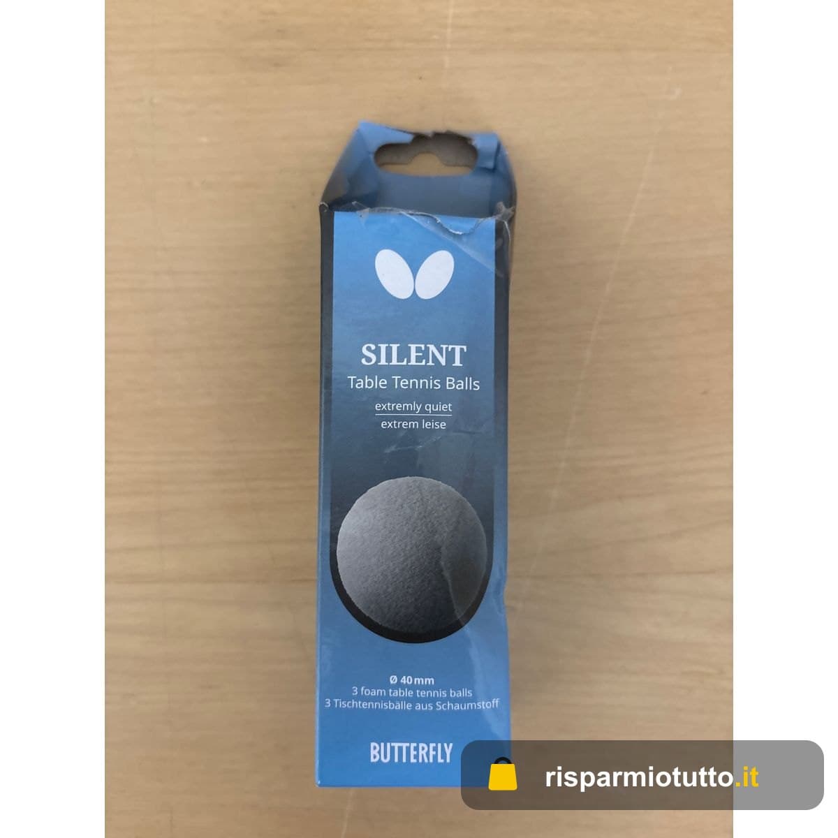 Butterfly Silent Table - Palline da ping pong silenziose in schiuma