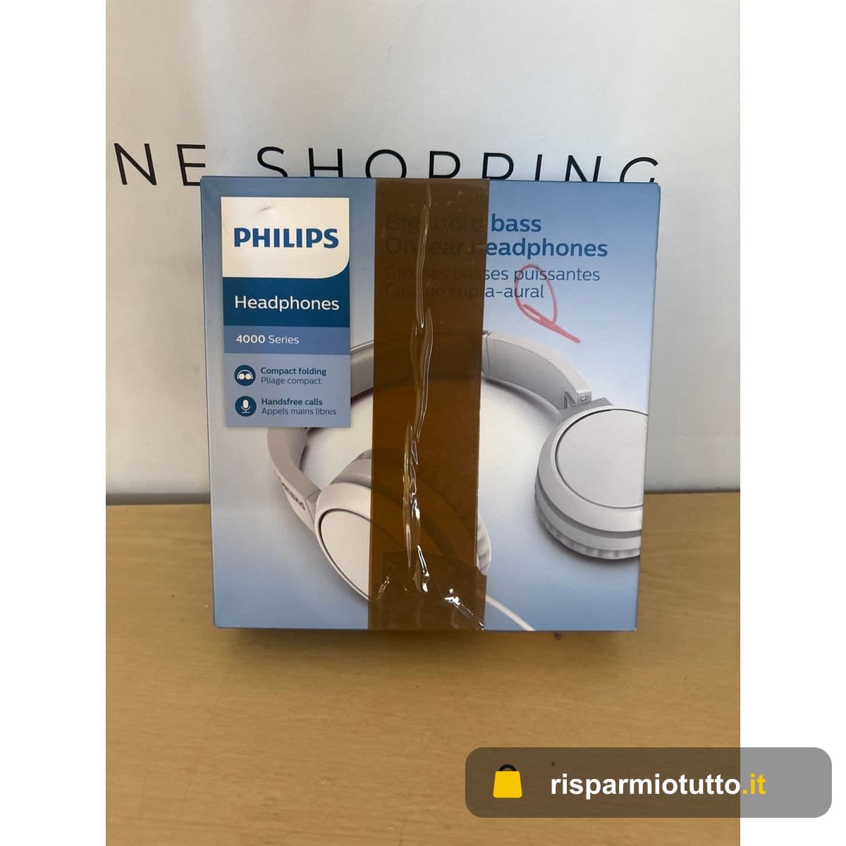 Philips Cuffie Sovrauricolari On Ear H4105WT/00 con Microfono (Telecomando in Linea, Design Pieghevole, Connettore Angolato, Fascia Imbottita, Isolamento Audio) Bianco - Modello 2020/2021