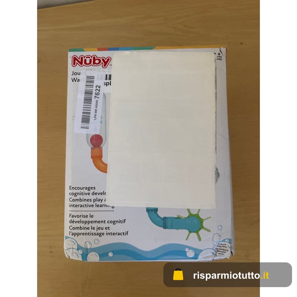 Nuby Wacky Waterworks | Giocattolo da bagno interattivo e colorato | Sviluppo cognitivo per bambini dai 18 mesi in su | Divertente ed educativo