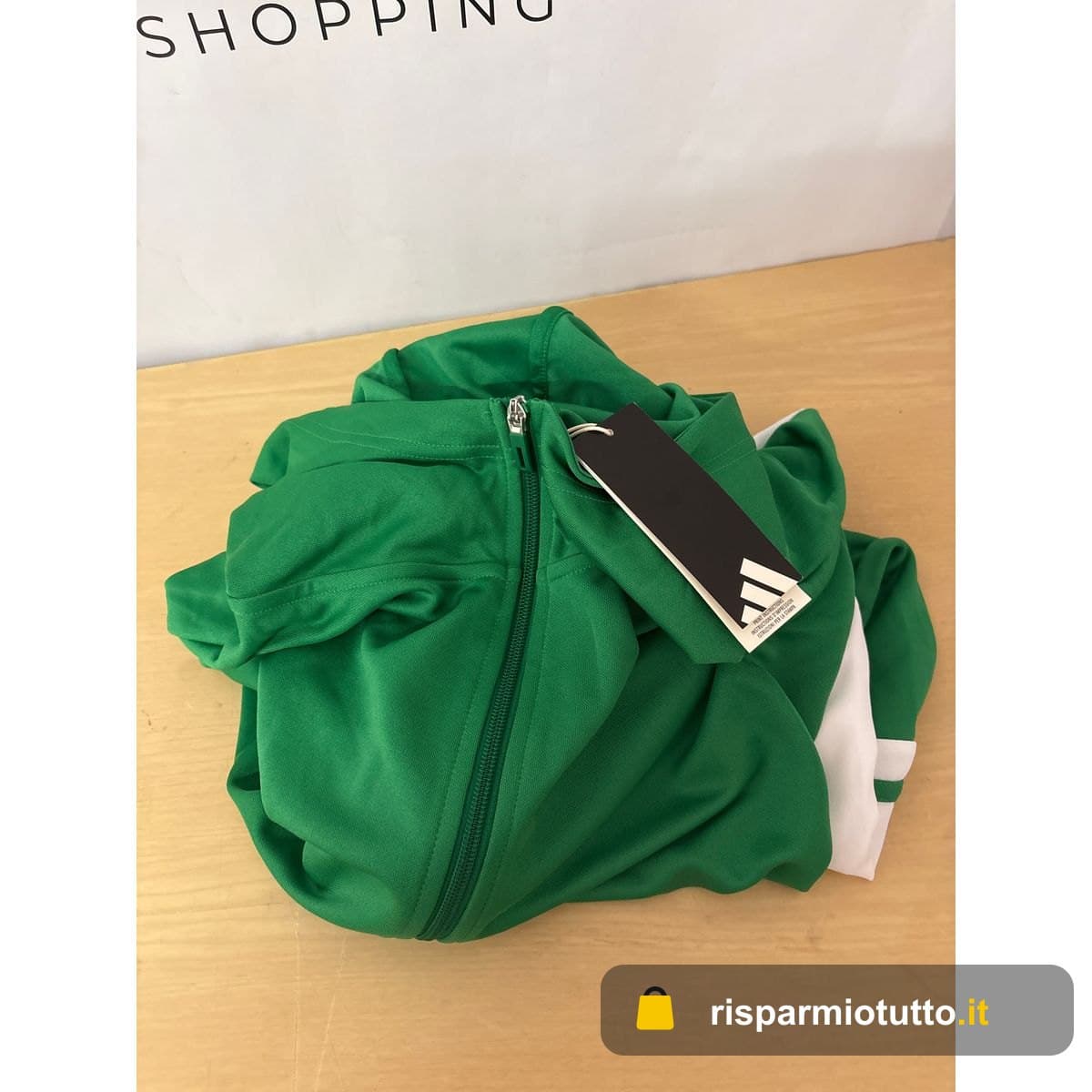 adidas Uomo Squadra25 Hoody Sweatshirt, Team Green/White, XXL