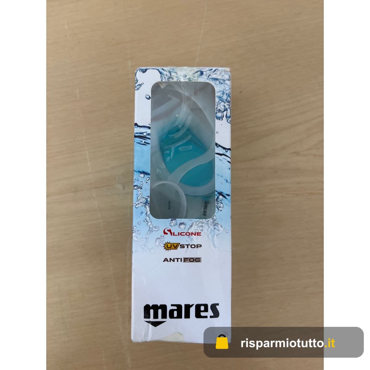 Mares Aquazone Occhialini Rocket Silicone, Occhialini da Nuoto Unisex Adulto , Blu, Taglia Unica