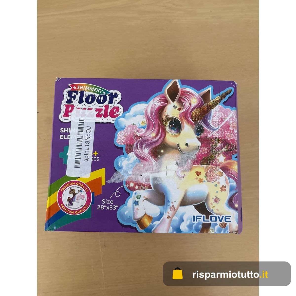 Puzzle Bambini 3 Anni, 45 Pezzi Unicorno Puzzle Bambini Giocattolo Educativo Prescolare, Montessori Puzzle Regalo per Ragazzi e Ragazze Puzzle 3 4 5 6 Anni