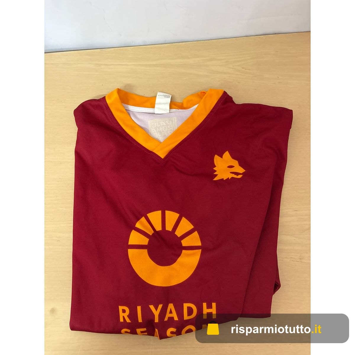 AS Roma Maglia Replica Ufficiale 23/24, Blank Home Riyadh, XL