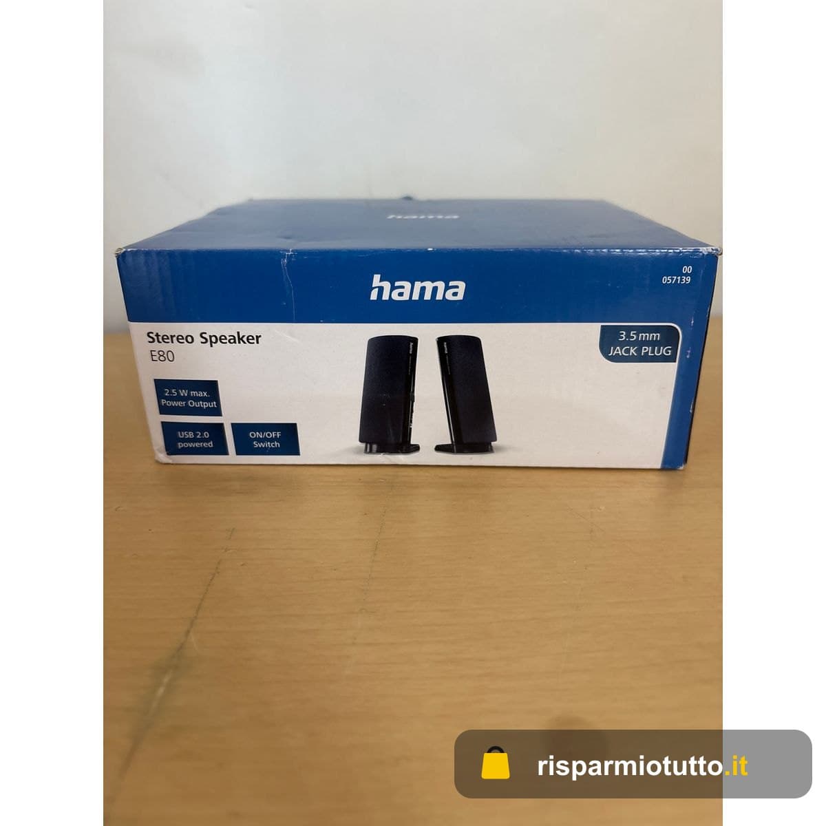 HAMA Casse "E80" per PC, 2.0, RMS 2W, connessione USB, nero