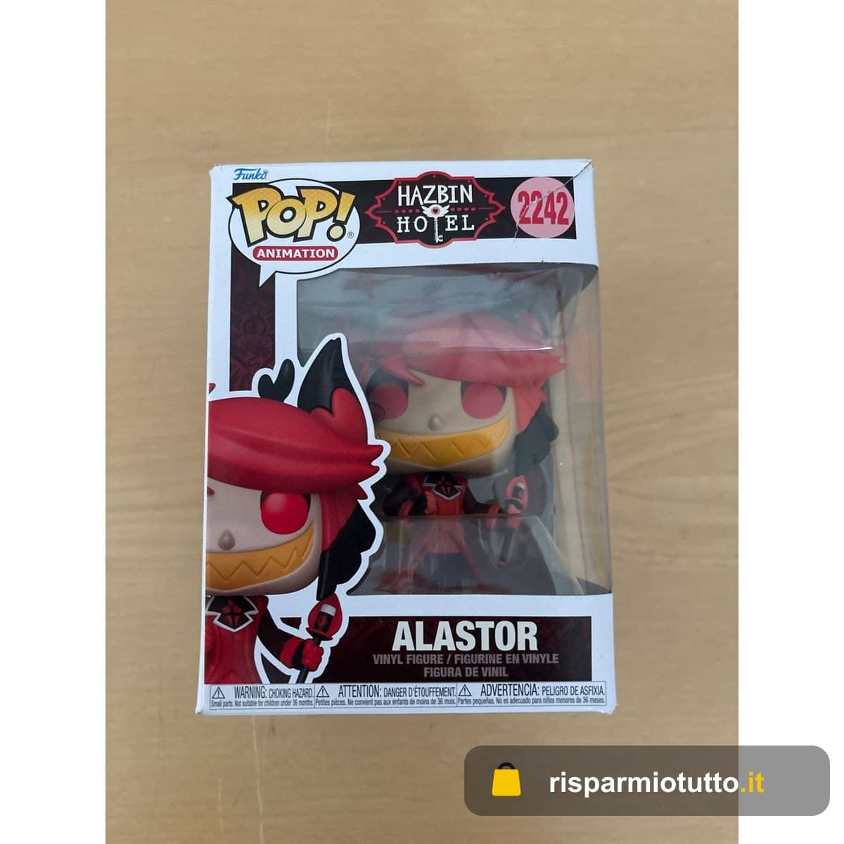 Funko Pop! Animation: Hazbin Hotel - Alastor - Probabilità di 1/6 per la Variante Chase - Figura in Vinile da Collezione - Idea Regalo - Merchandising Ufficiale - Giocattoli per Bambini e Adulti