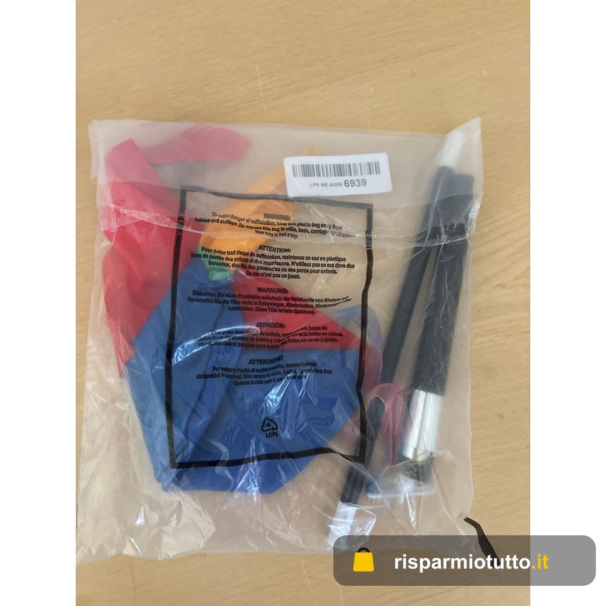 NQEUEPN Kit di Trucchi Magici da 4 Pezzi, Sciarpe di Seta Che Cambiano Colore Punta del Pollice Che Scompare Fazzoletto Magico Bacchetta Magica di Plastica Bastone Magico per Principianti di Magia