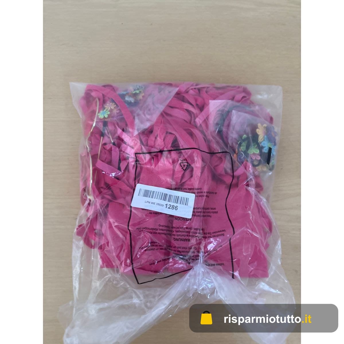 Costume hippie da donna, colore rosa, 5 pezzi, stile bohémien, retrò, hippie, abbigliamento da donna anni '60 anni '70, abbigliamento da discoteca, costume da cowgirl, costume da donna, hippie
