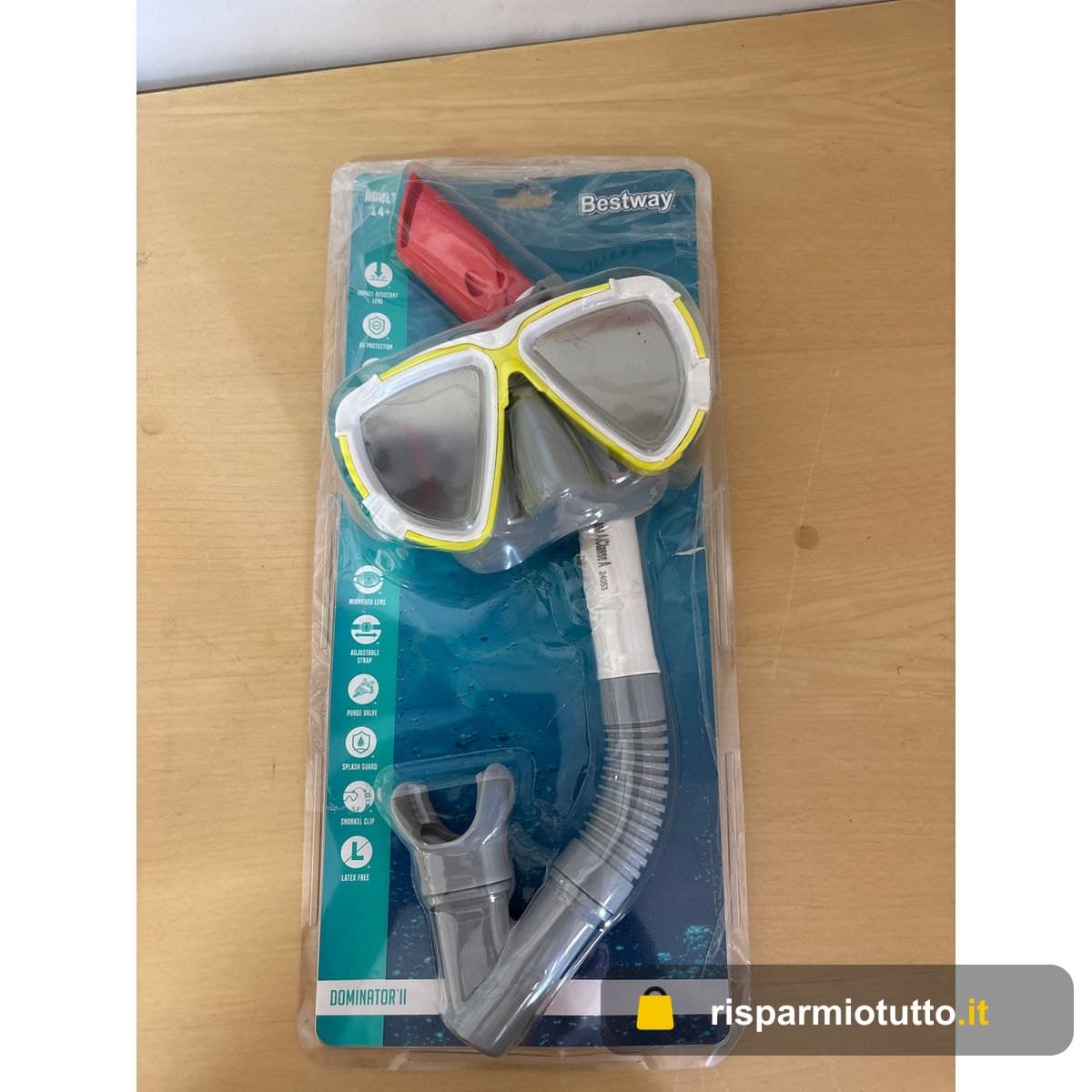 Bestway 24053-5 Set da snorkeling per adulti Dominator, 14+ anni