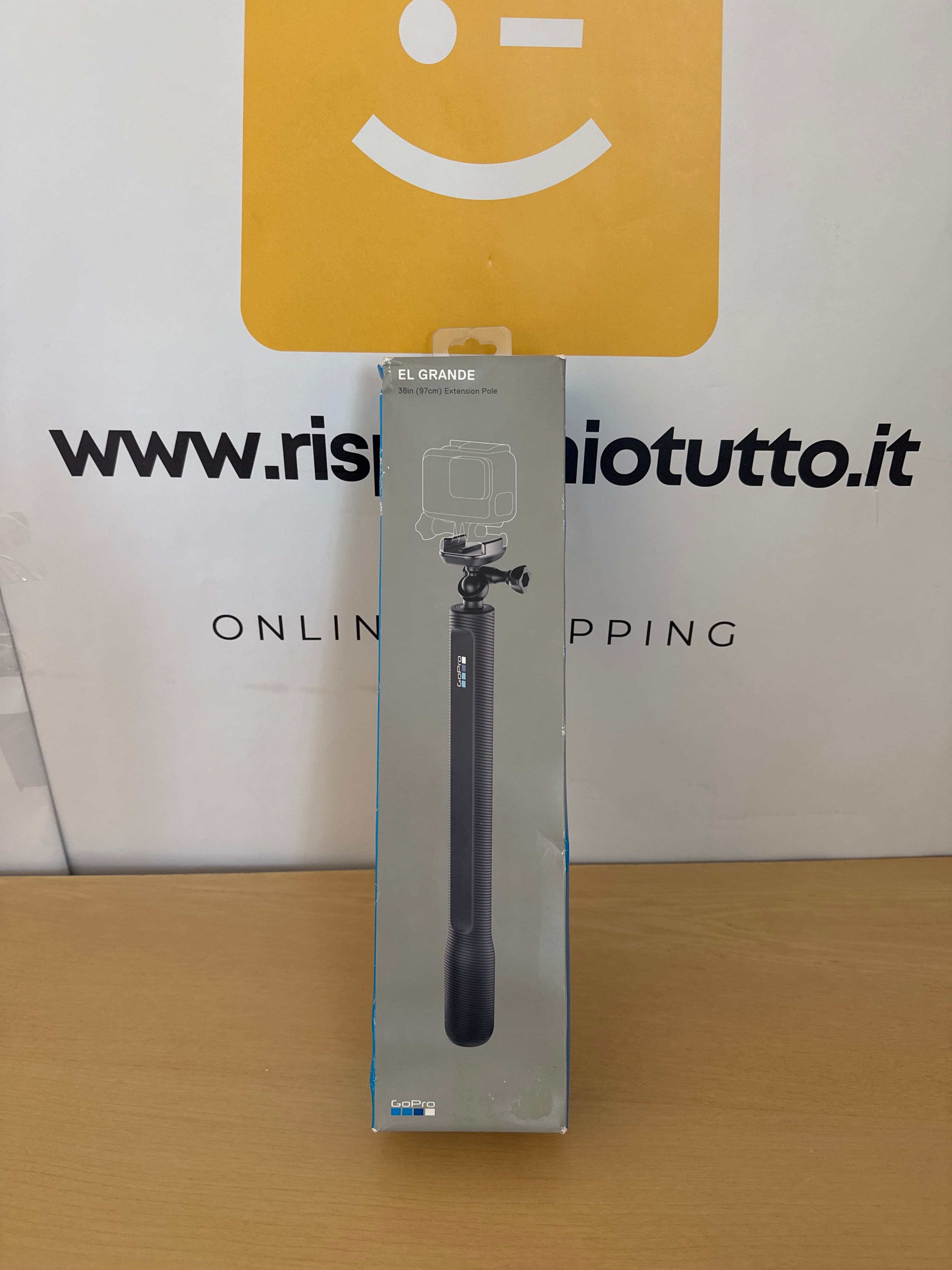 GoPro AGXTS-001 El Grande Asta di prolunga per Videocamera, da 38 - 97 cm, Nero