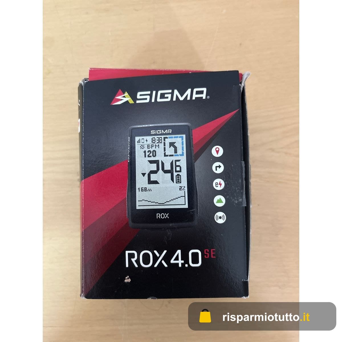 SIGMA ROX 4.0 SE| ciclocomputer wireless GPS e navigazione incl. OVERCLAMP Butler | navigazione GPS outdoor con misurazione dell'altitudine | colore nero | compatibile con le e-bike