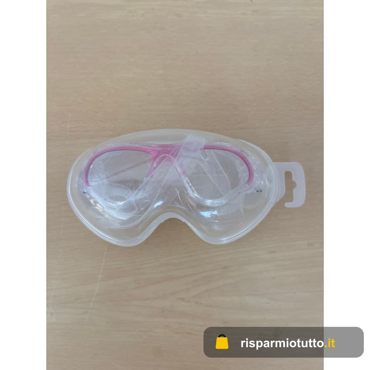 Cressi Cobra Goggles Clear/Frame Clear Pink