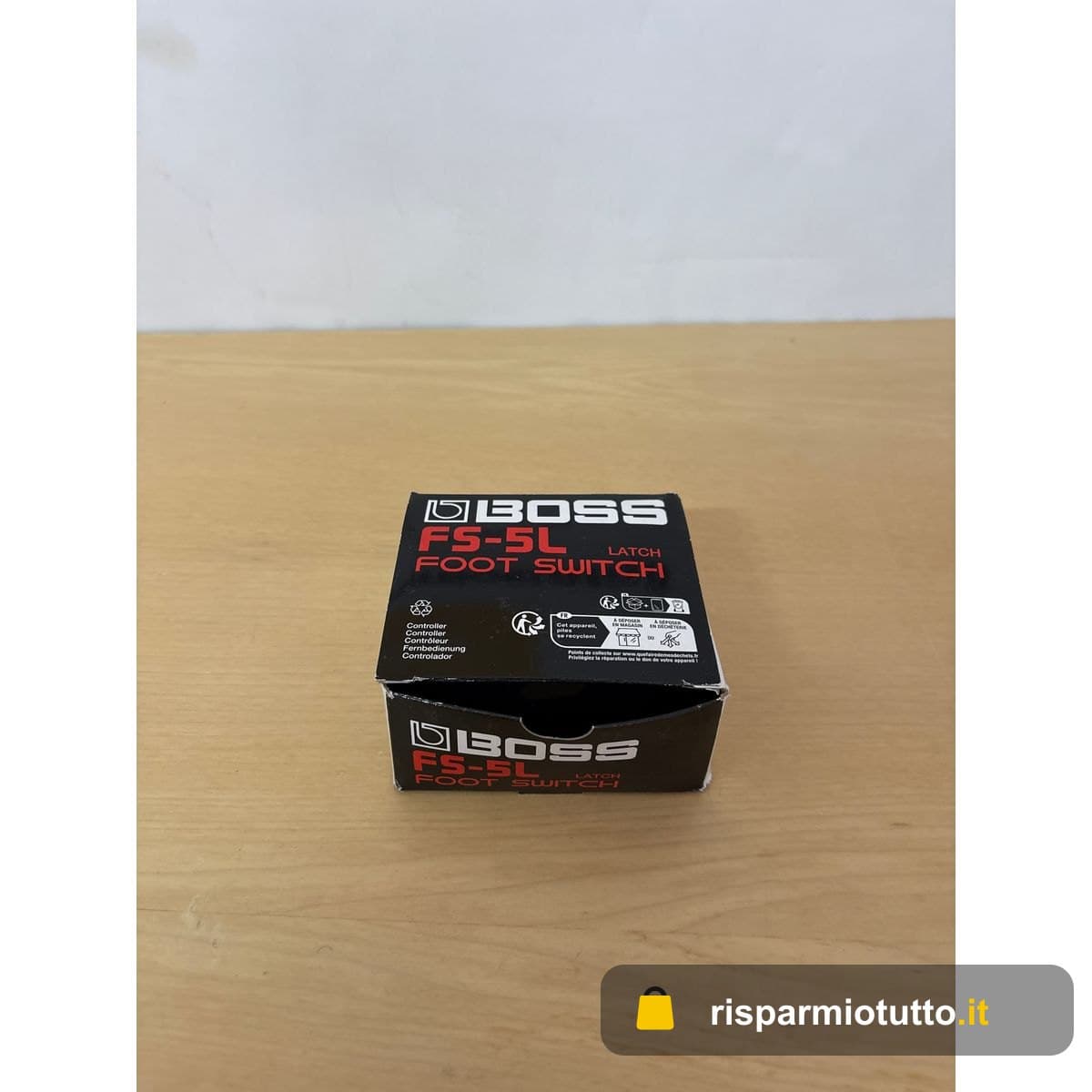 BOSS FS-5L: Interruttore a pedale per il controllo ON/OFF degli effetti dei vostri strumenti musicali e molto altro | Cambiate le funzioni con il piede | Compatibile con chitarre | Tastiere