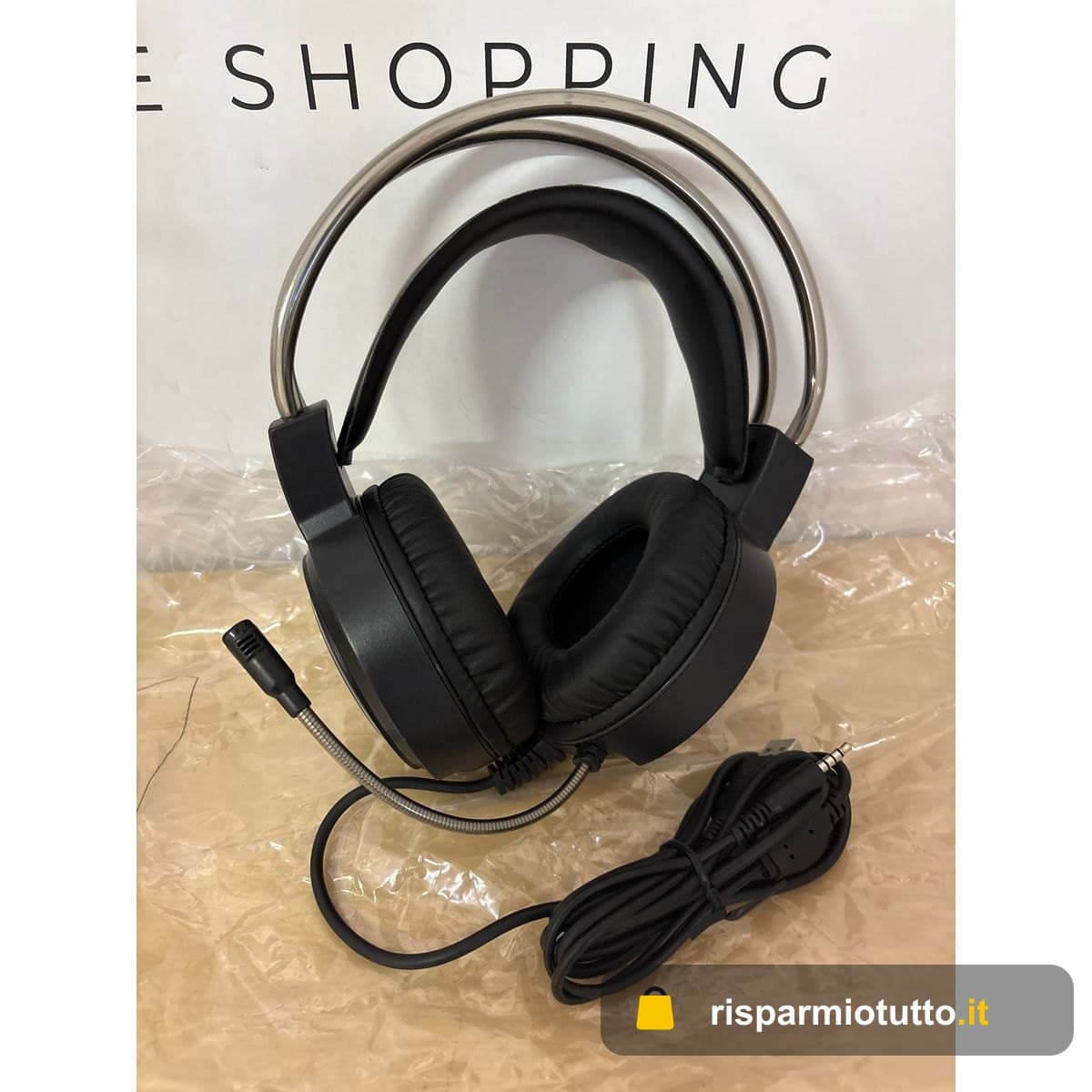 Mars Gaming MHRGB, Cuffie Chroma RGB Flow, Microfono Professionale, Suono Spaziale, Nero