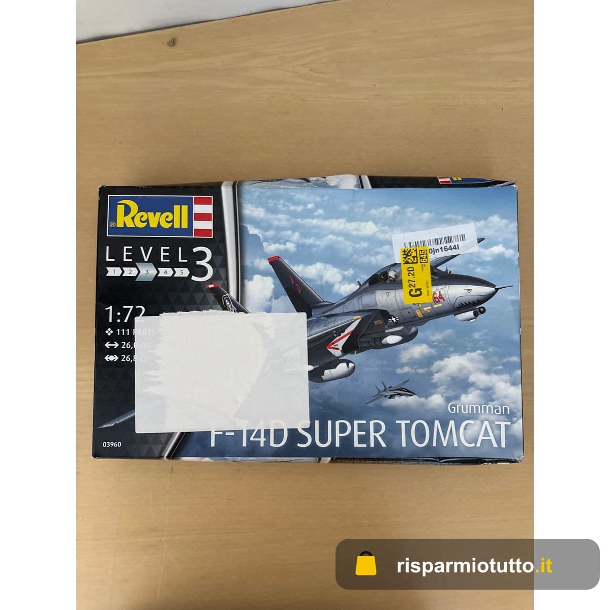 Revell Revell-F-14d Super Tomcat Aereo Modellino Fedele all'originale per Principianti, Multicolore, 26 x 29,8 cm, 03960