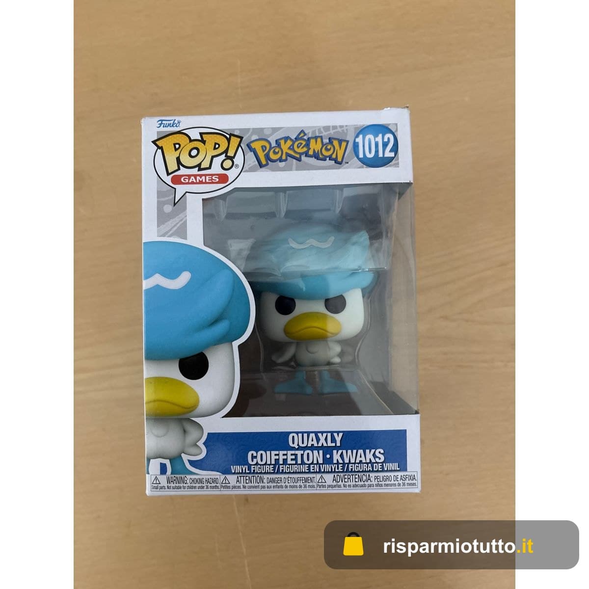 Funko Pop! Games: Pokemon - Quaxly - Figura in Vinile da Collezione - Idea Regalo - Merchandising Ufficiale - Giocattoli per Bambini e Adulti - Video Games Fans - Figura per i Collezionisti