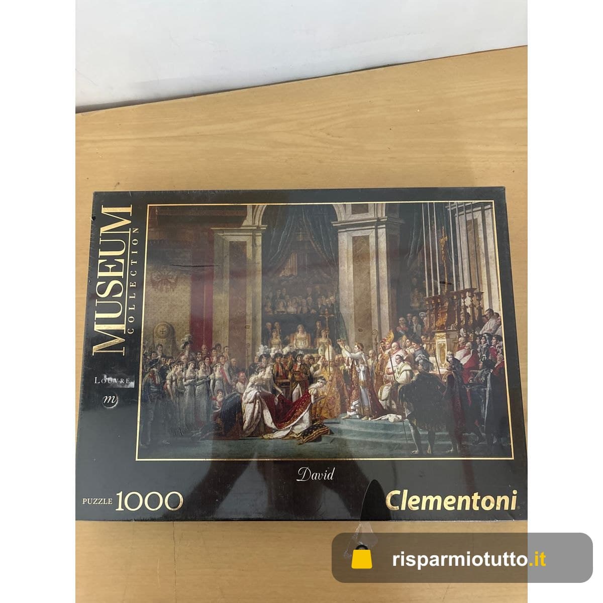 Clementoni - 31416 - Museum Collection Puzzle - David, La Consacrazione di Napoleone - 1000 Pezzi