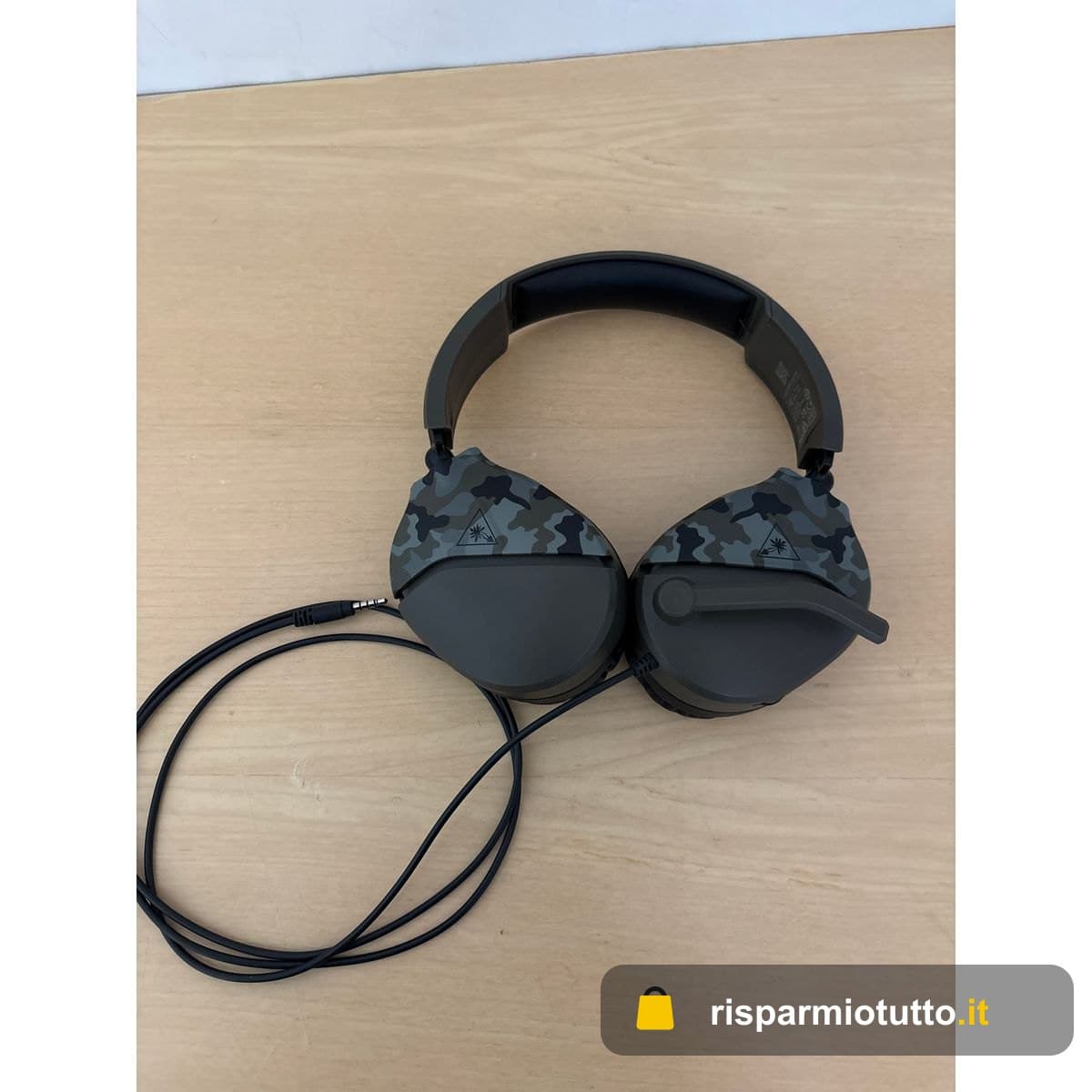 Turtle Beach Recon 70 Camo Verde PlayStation Cuffie da Gioco Multipiattaforma for PS5, PS4, Xbox Series X o S, Xbox One, PC e Mobile