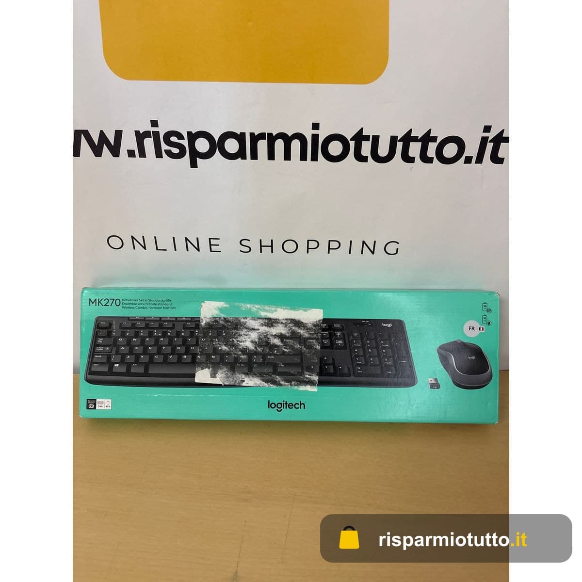Logitech MK270 Combo Tastiera e Mouse Wireless per Windows