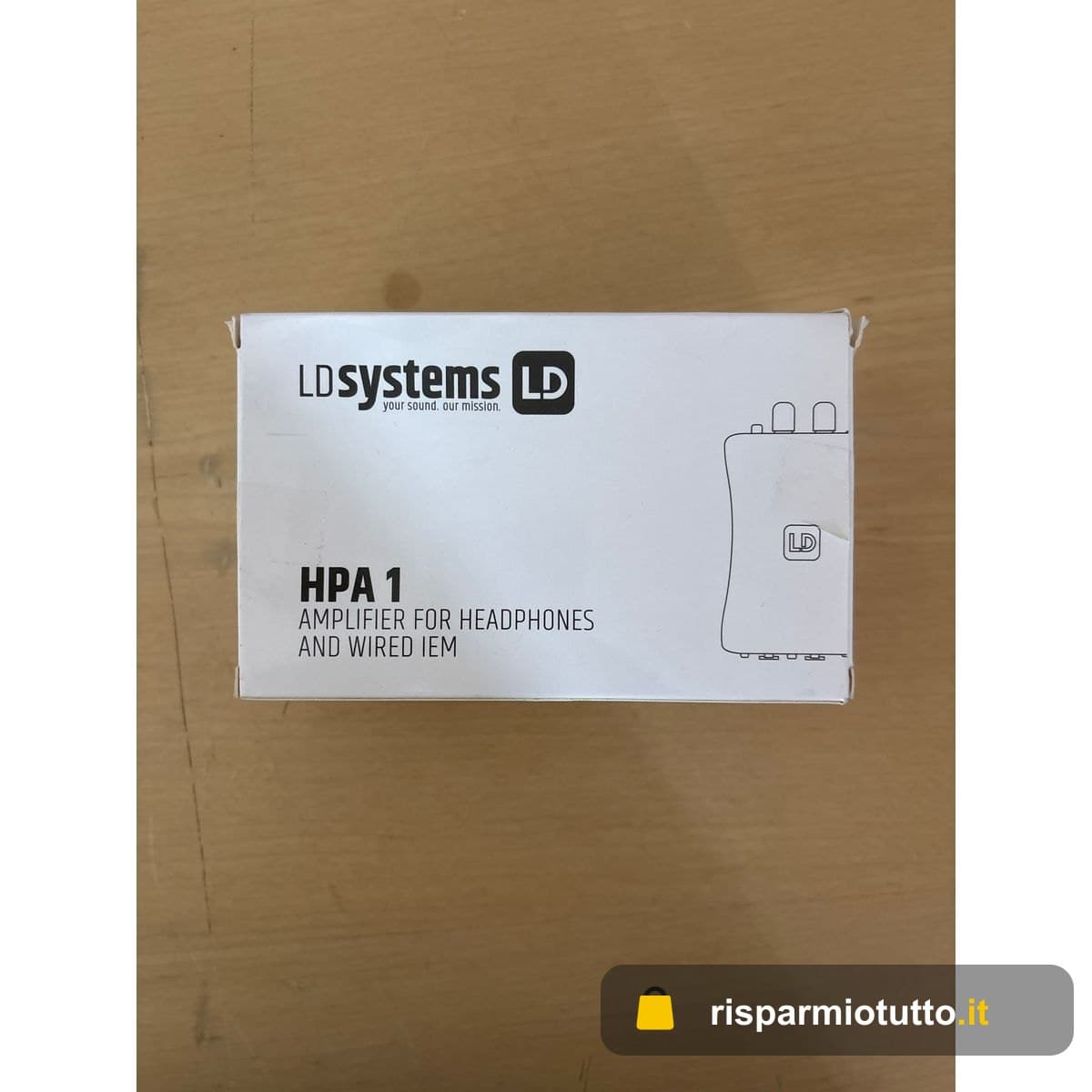 LD Systems HPA 1 - Amplificatore per cuffie e IEM a cavo