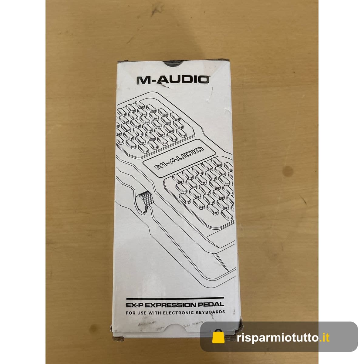 M-AUDIO EX-P - Pedale di Espressione Universale per Tastiere, Tastiere/Controller MIDI ed Effetti a Pedale per Chitarra Compatibili