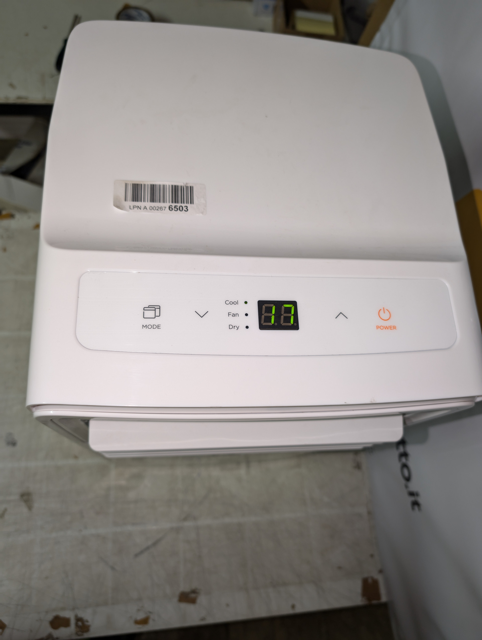 COMFEE' Condizionatore Portatile 9000 BTU/H, AMBRA 10C, 2,6kW, 25㎡/68m³, 3-in-1 Climatizzatore Portatile, Ventilatore, Raffreddamento, Deumidificazione, 24H Timer, Sleep Mode, Funzione Follow-me