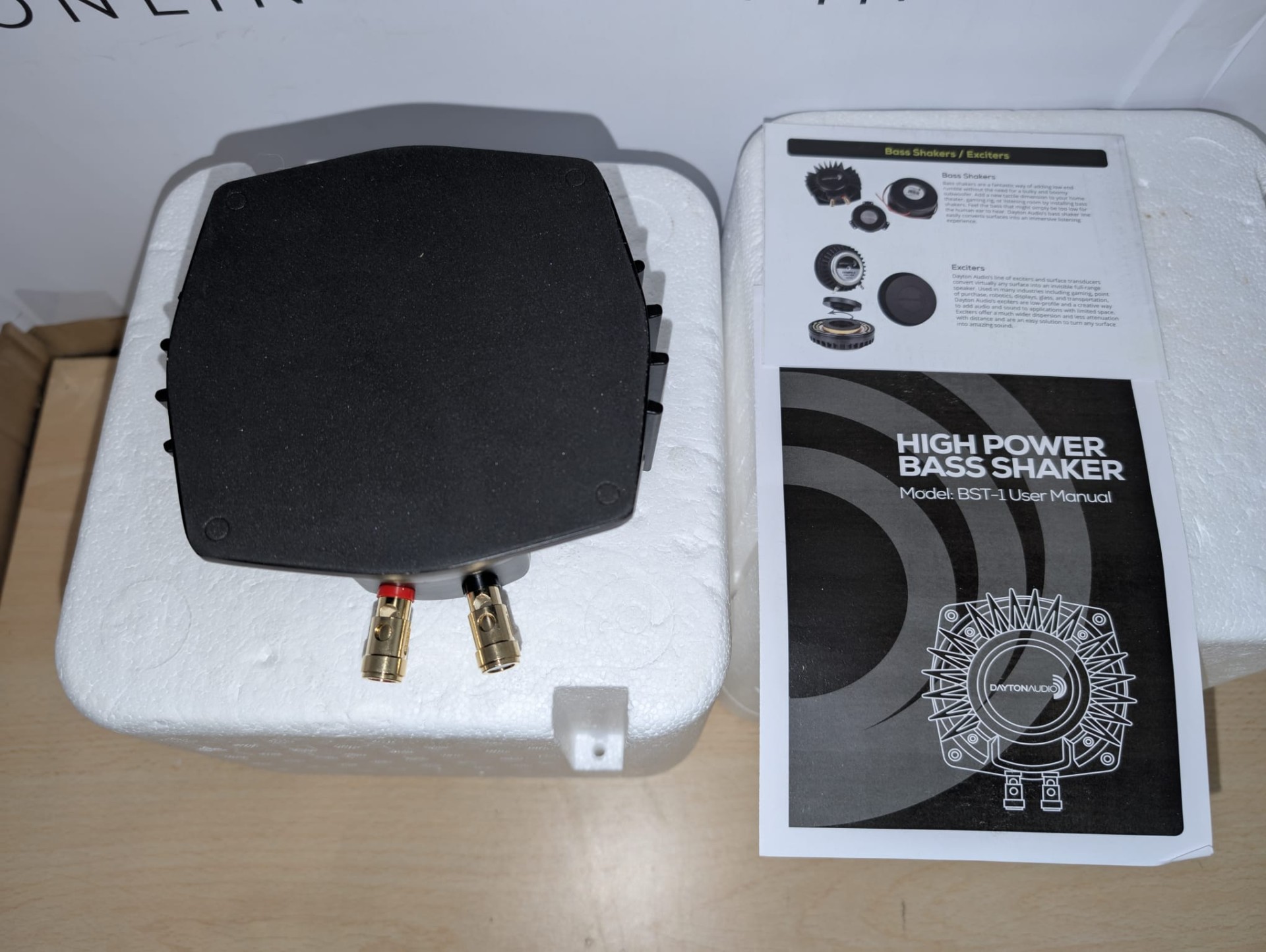 Dayton Audio BST-1 High Power Pro Tactile Bass Shaker 50 Watts