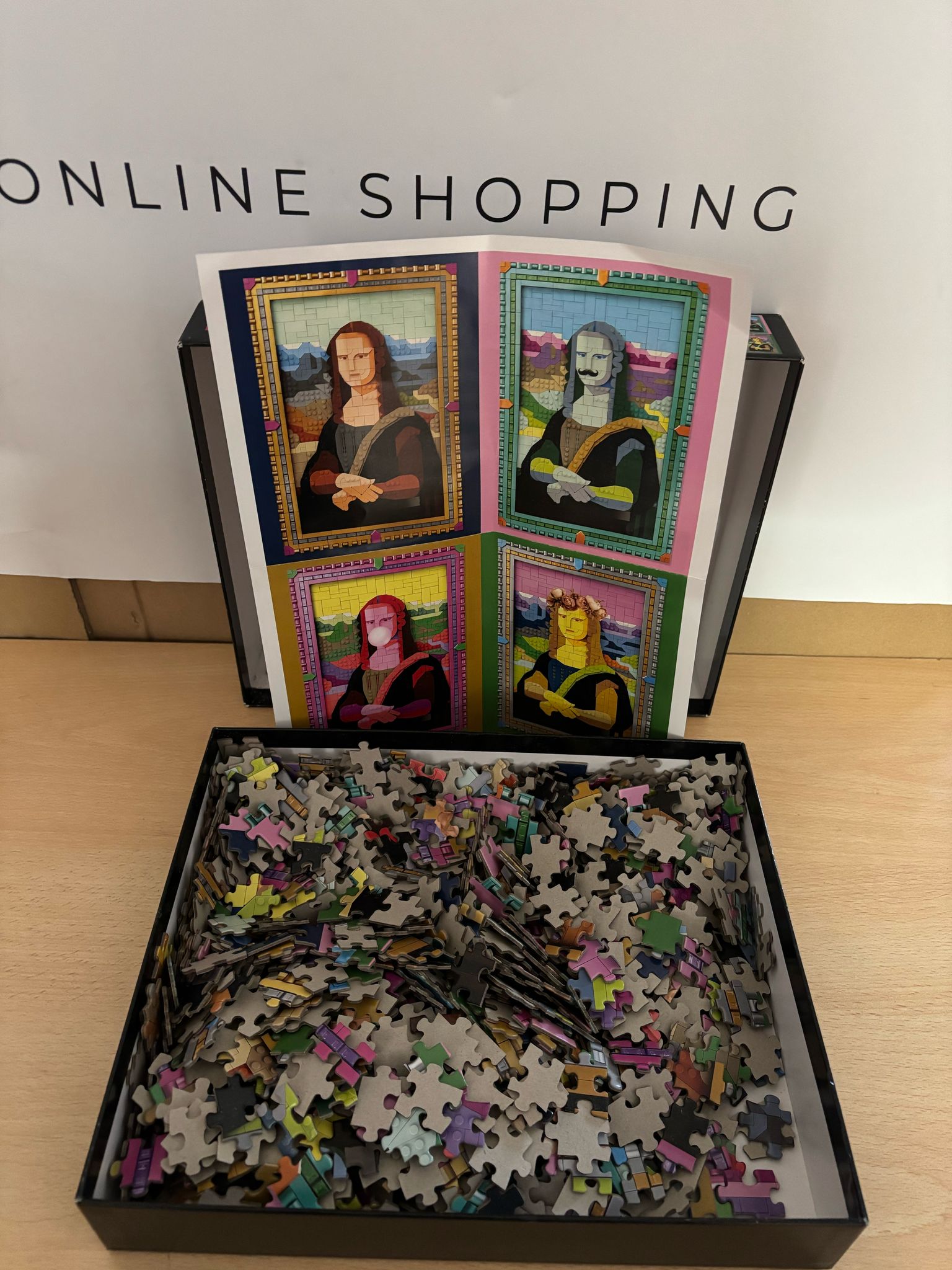 Lego Masterpiece Puzzle: Mona Lisa 1000-piece Puzzle