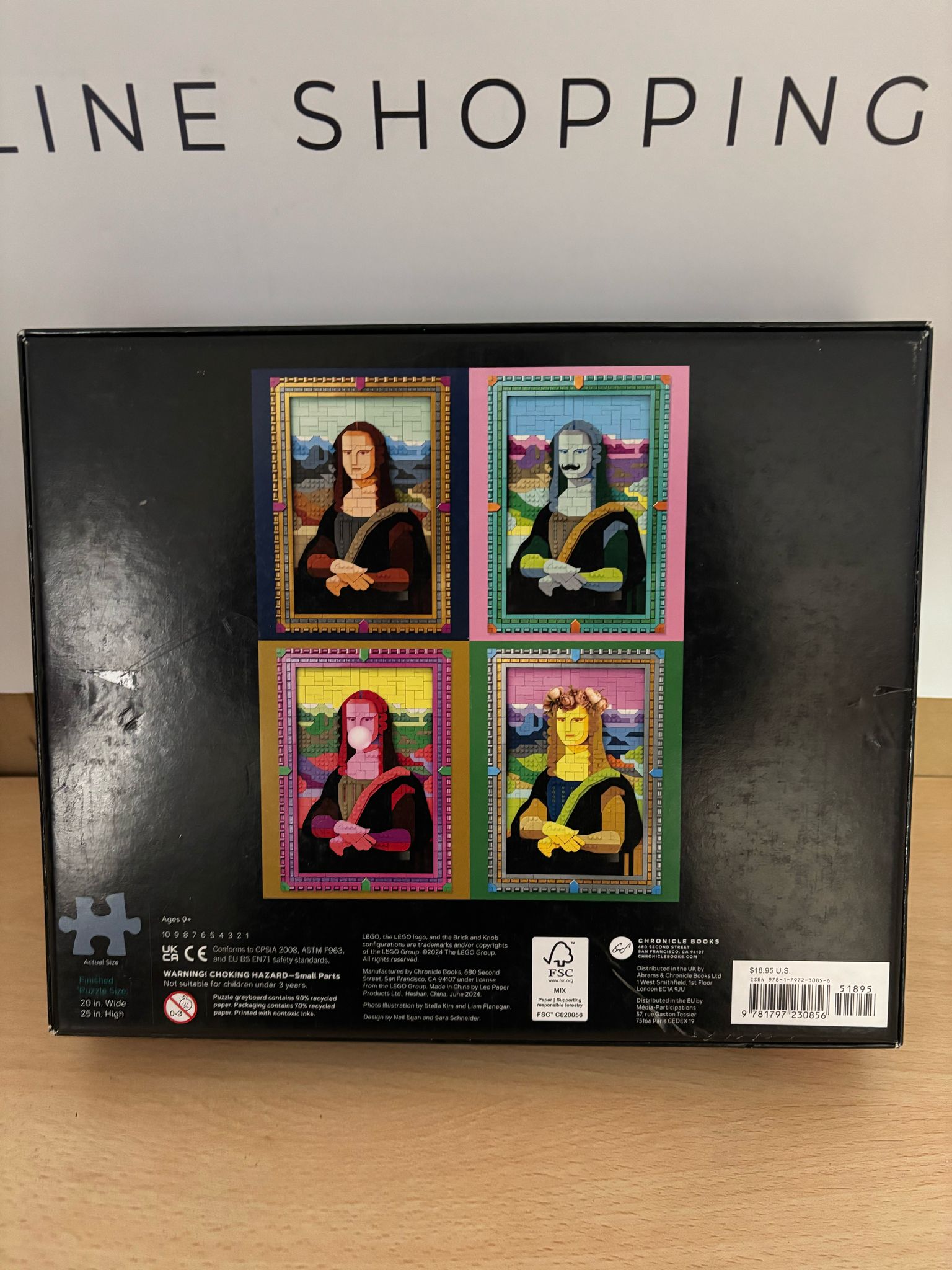 Lego Masterpiece Puzzle: Mona Lisa 1000-piece Puzzle