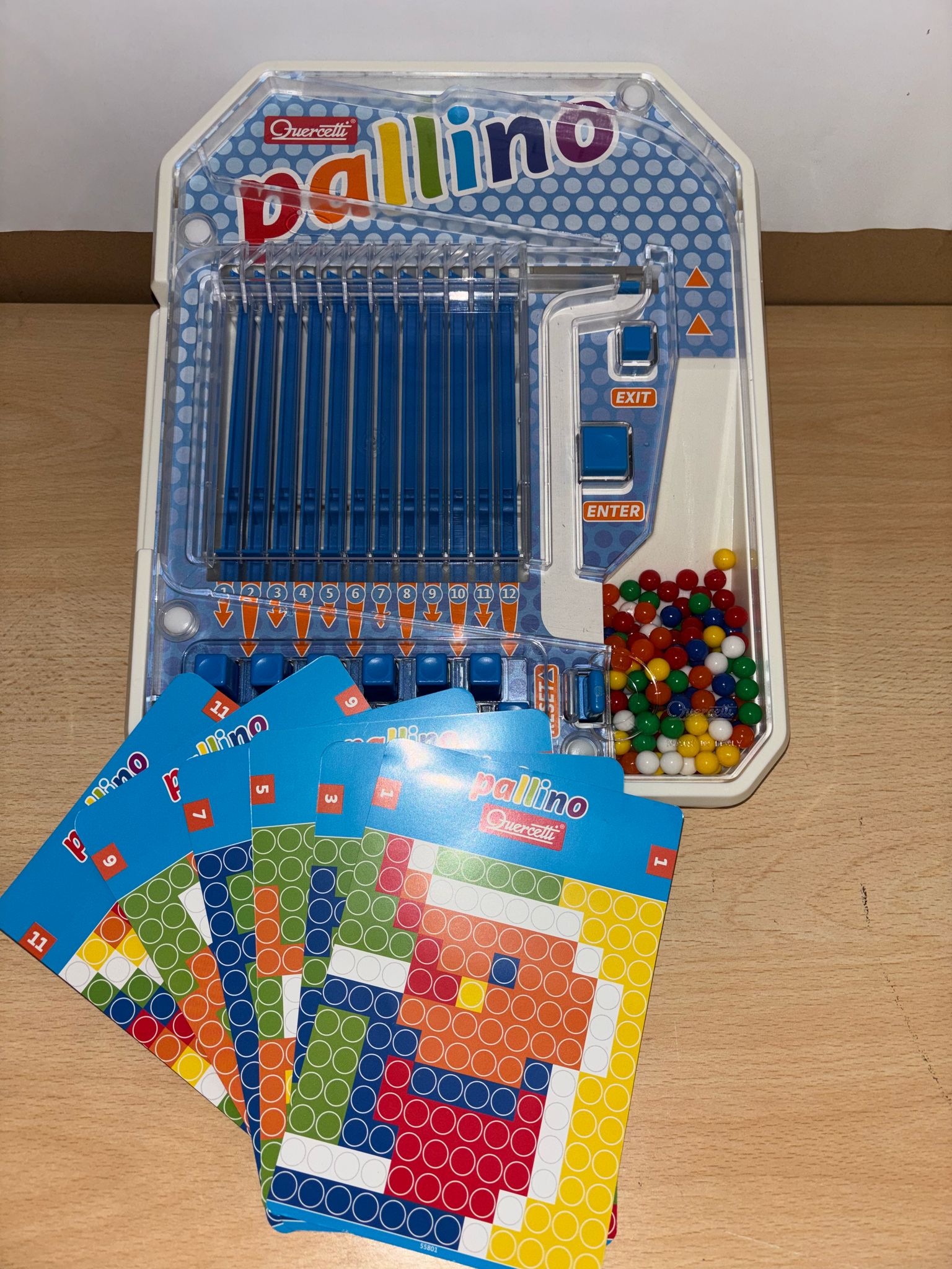 Quercetti-1020 Gioco con Palline Colorate, dai 4 agli 8 anni, Multicolore, x, 1020