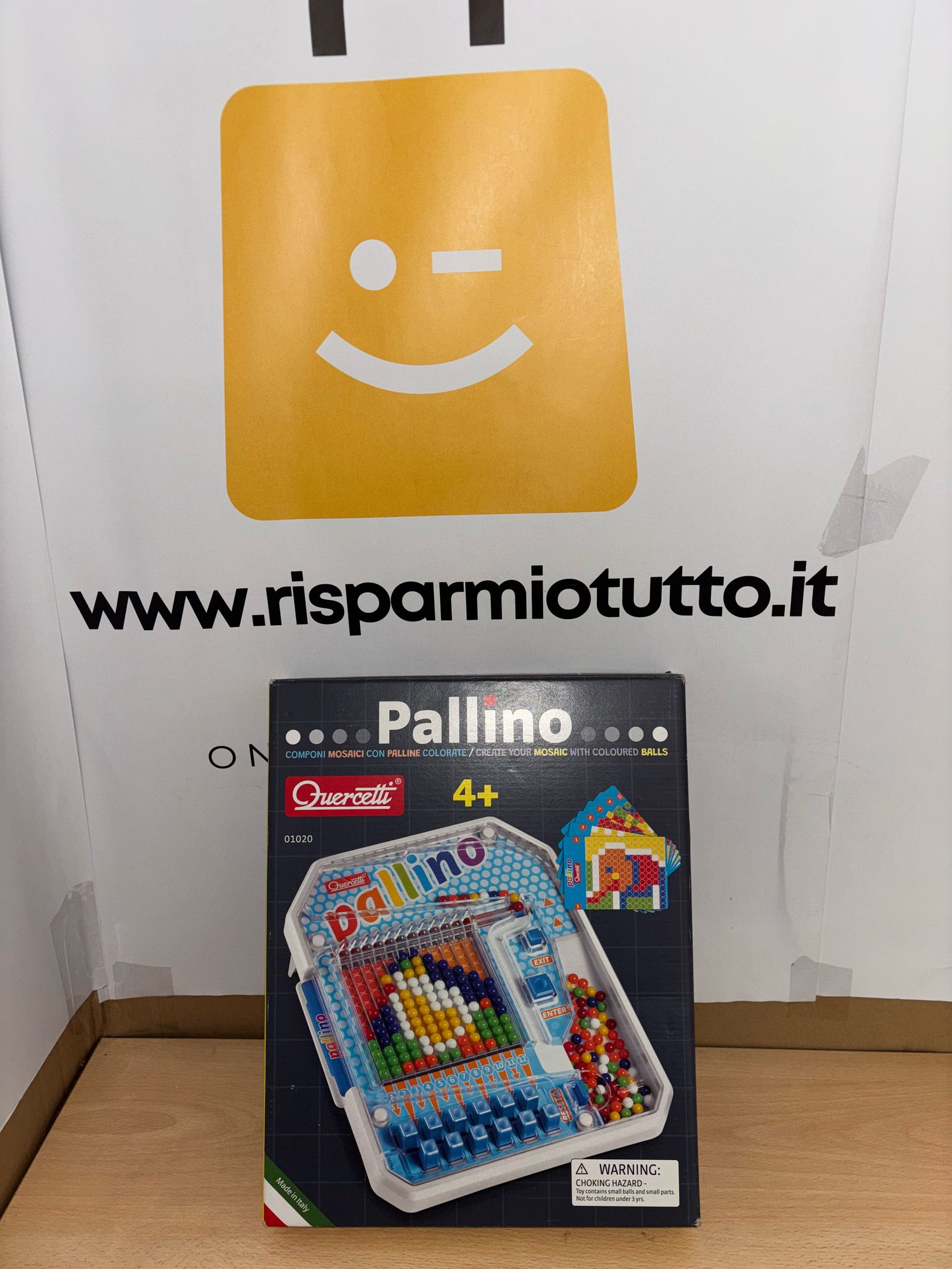 Quercetti-1020 Gioco con Palline Colorate, dai 4 agli 8 anni, Multicolore, x, 1020