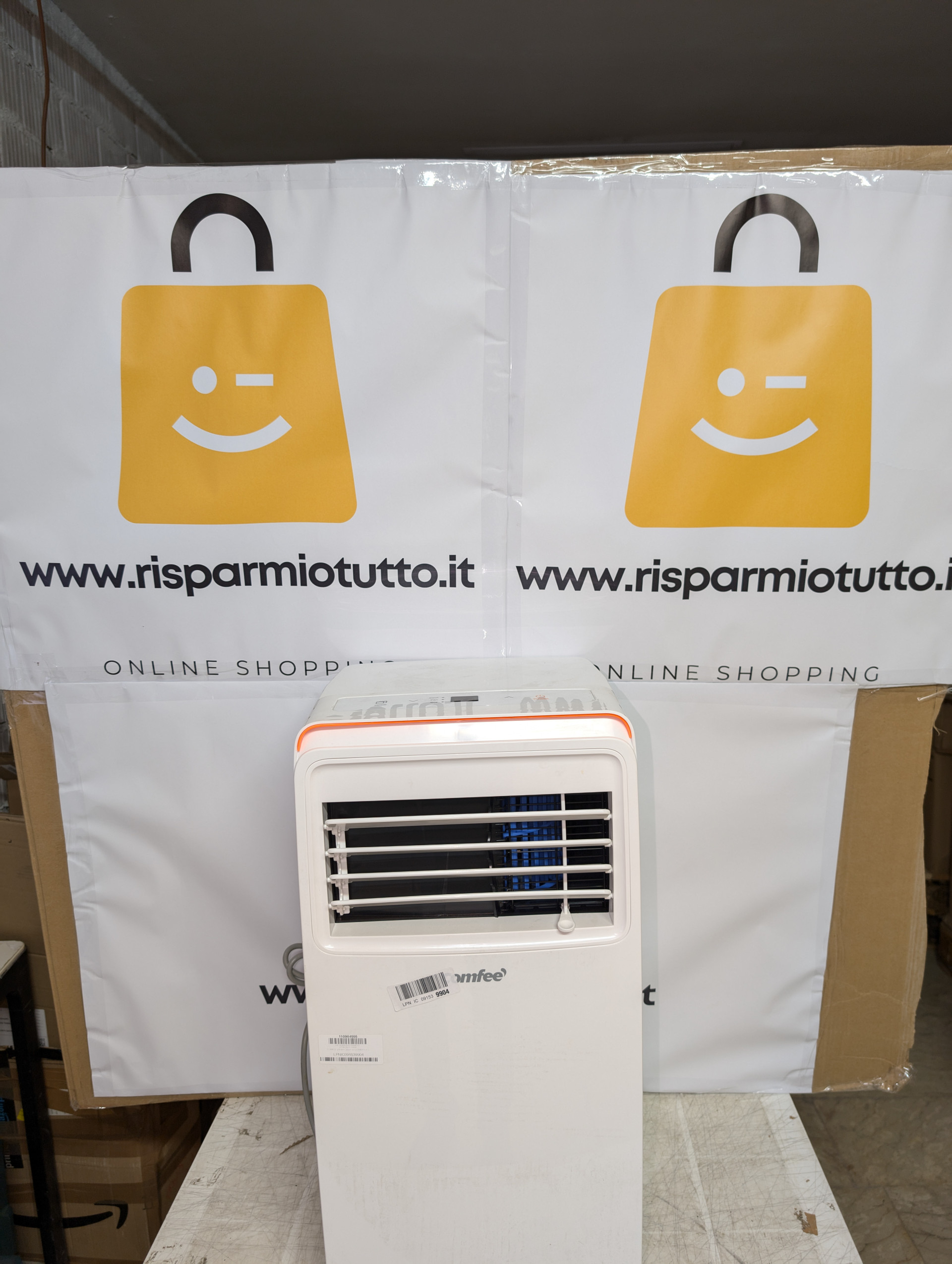 COMFEE' Condizionatore Portatile 7000 BTU/H, AMBRA 8C, 2,0kW, 25㎡/68m³, 3-in-1 Climatizzatore Portatile, Ventilatore, Raffreddamento, Deumidificazione, 24H Timer, Sleep Mode, Funzione Follow-me