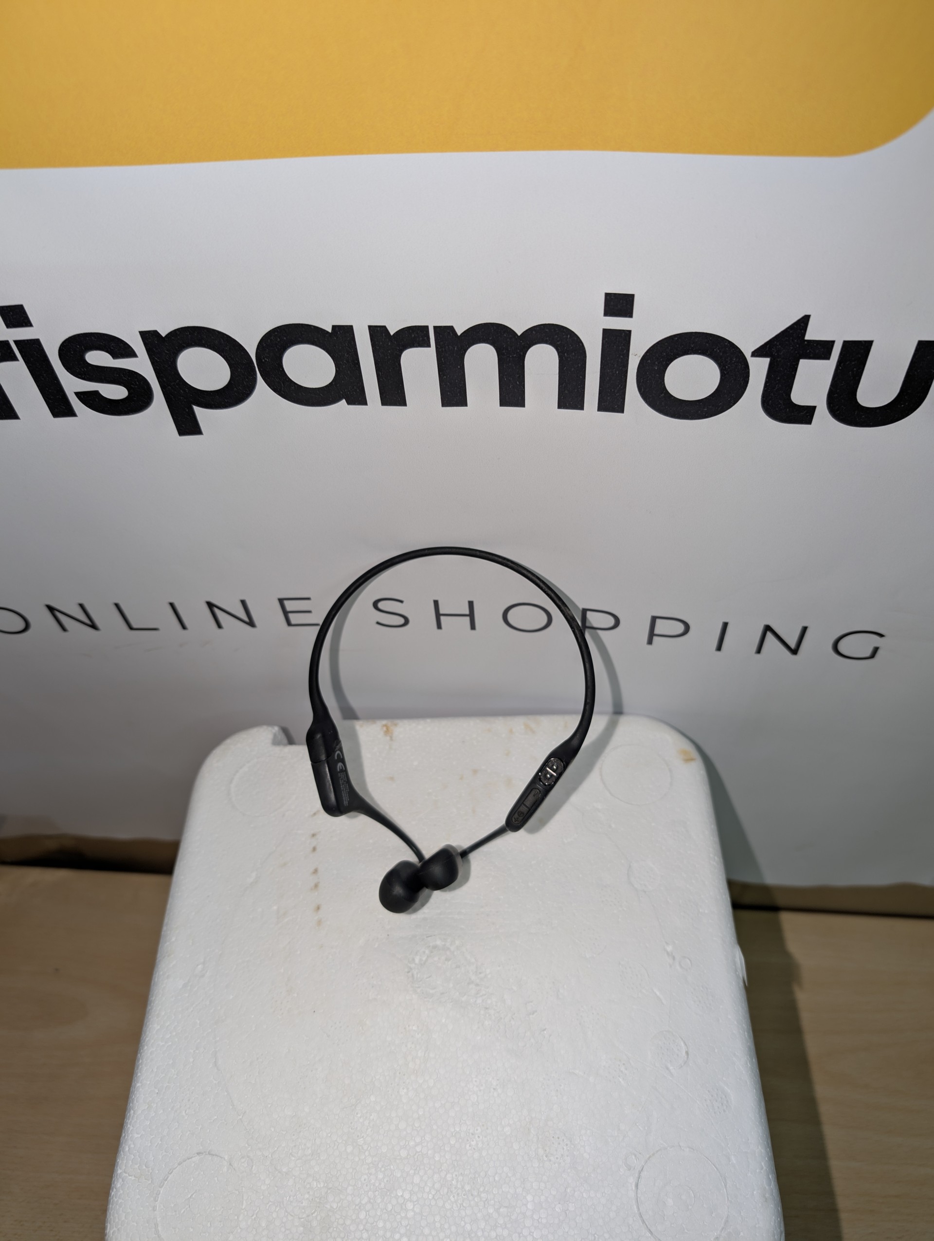 SHOKZ Auricolari OpenRun a conduzione ossea, auricolari sportivi Bluetooth open-ear con microfono, cuffie wireless impermeabili IP67, autonomia 8 ore, USB-C, Fascia auricolare sport, Blu